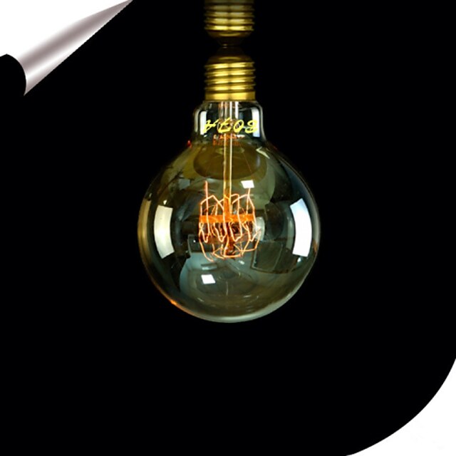 e27 60w g95 лампы накаливания Эдисона лампочки жемчуг