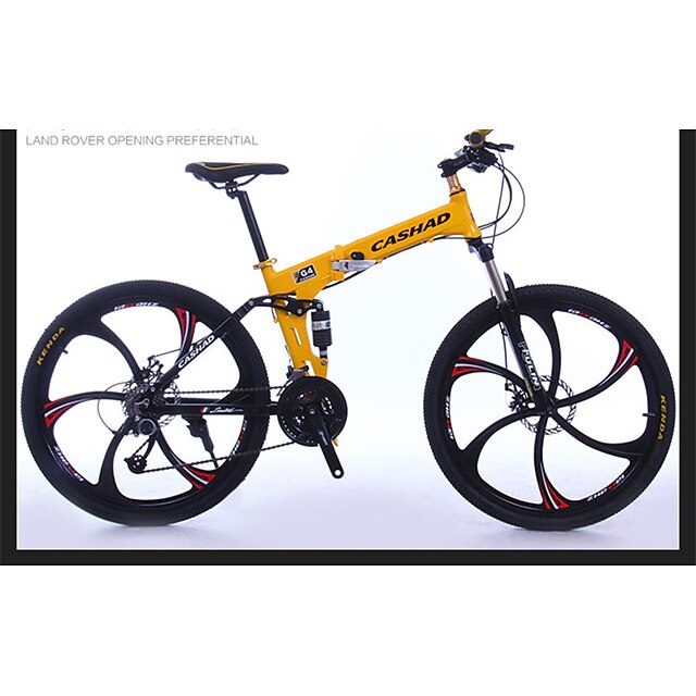  Bicicletă montană / Biciclete pliante Ciclism 21 Speed 26 inch / 700CC Shimano Frână Pe Disc Furculiță suspensie Cadru soft Tail / Pliere aliaj de aluminiu Aluminiu