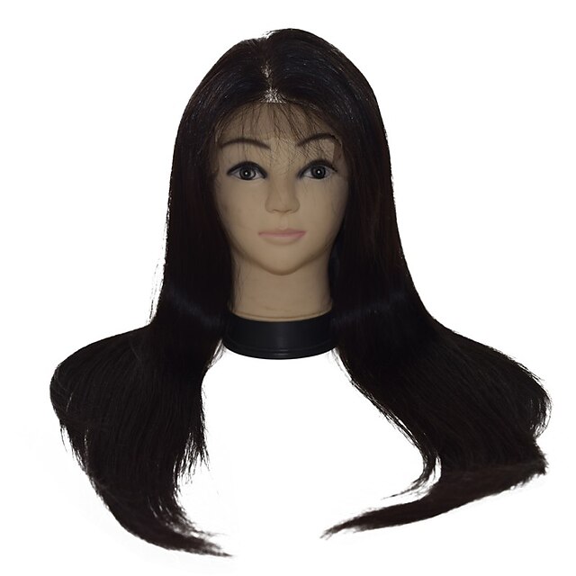  Human Hair Wig style Straight Wig Natural Hairline African American Wig 100% Hand Tied Women's Short Medium Length Long Human Hair Lace Wig