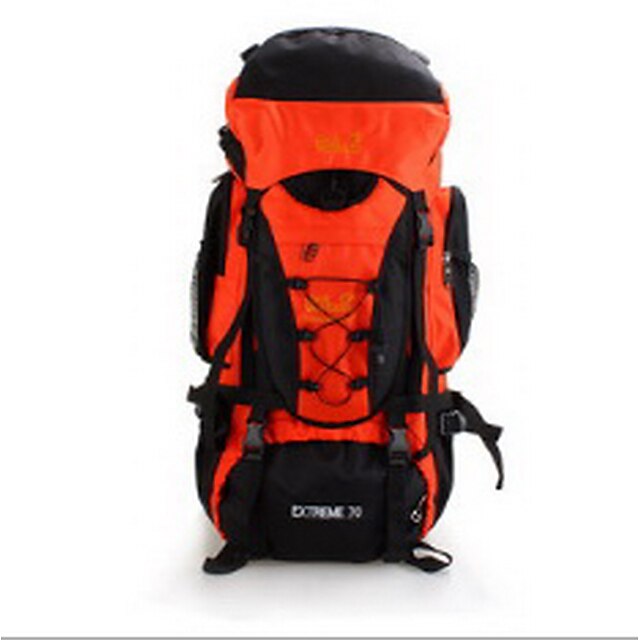  Rucksack 70 L - Multifunctional Waterproof Wearable Outdoor Camping / Hiking Nylon Red Light Sky Blue Blue