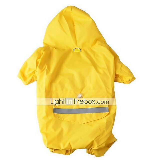  Dog Hoodie Rain Coat Puppy Clothes  Waterproof Sports Outdoor Dog Clothes Puppy Clothes Dog Outfits Warm Camouflage Color Yellow Red Costume  Dog Fabric  XXL