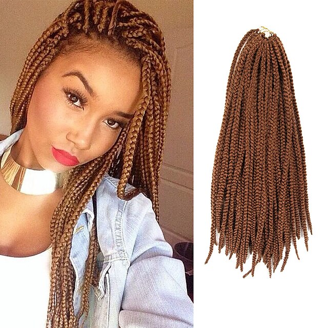  Box Braids Twist Vlechten 100% kanekalon haar Kanekalon Vlechtjes Vlechthaar 12 wortels / pack