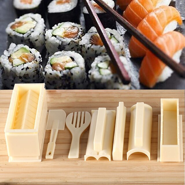  пластик Инструмент для суши Для приготовления пищи Посуда 1 комплект