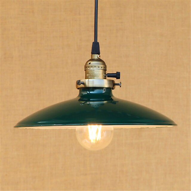  25 cm Ministil / LED / designers Hängande lampor Metall Skål Målad Finishes Vintage / Land 110-120V / 220-240V