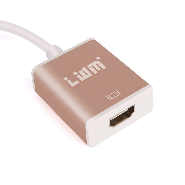  USB 3.1 Type C USB 3.1 Type C til HDMI 1.4 0,15 m (0.5Ft)