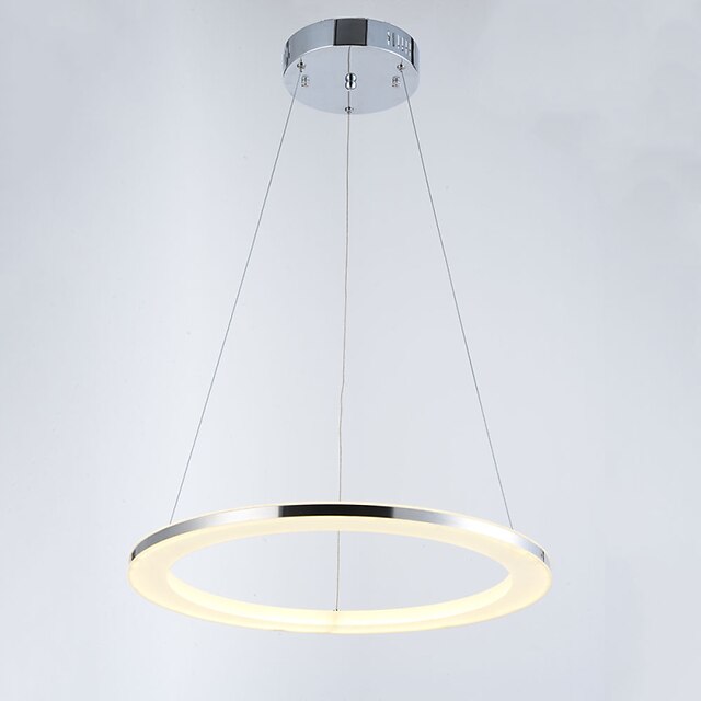  50 cm Krystall / LED Anheng Lys Metall Akryl Krom Moderne Moderne 110-120V / 220-240V