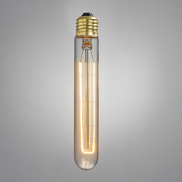  1pç 40 W E26 / E27 / E27 T185 2300 k Incandescente Vintage Edison Light Bulb 100-240 V / 220-240 V