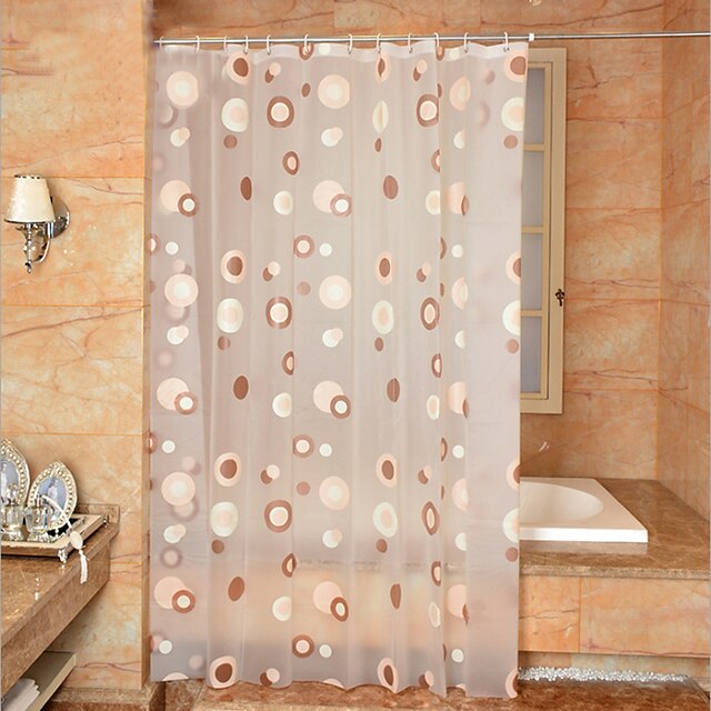 Zuhanyfüggönyök Neoklasszikus PEVA Pöttyös Géppel készített