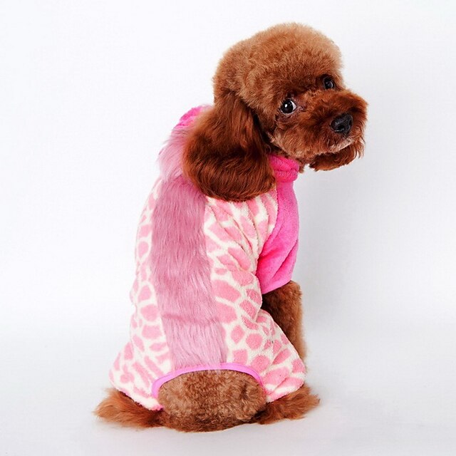  Dog Costume Dog Clothes Animal Brown Pink Polar Fleece Costume For Spring &  Fall Winter Men's Women's Cosplay