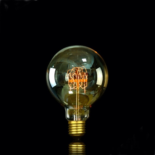  1pç 25W E27 E26/E27 E26 G95 Branco Quente 2300 K Incandescente Vintage Edison Light Bulb 220V 85-265V