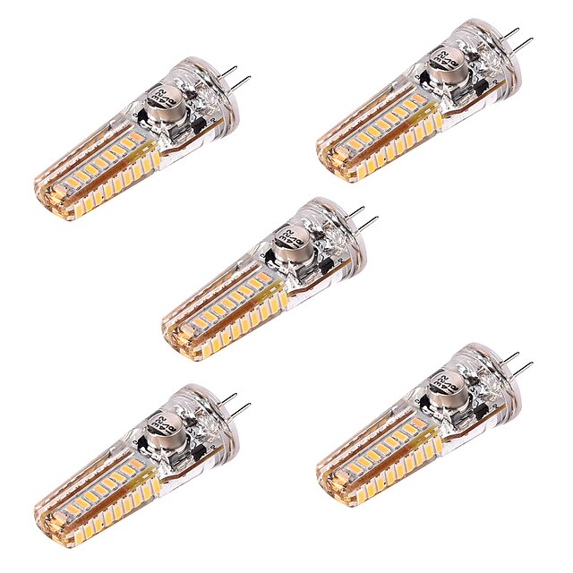  YWXLIGHT® 5pcs 4 W LED-lamper med G-sokkel 300-400 lm G4 T 36 LED perler SMD 3014 Varm hvit 12 V 24 V / 5 stk. / RoHs