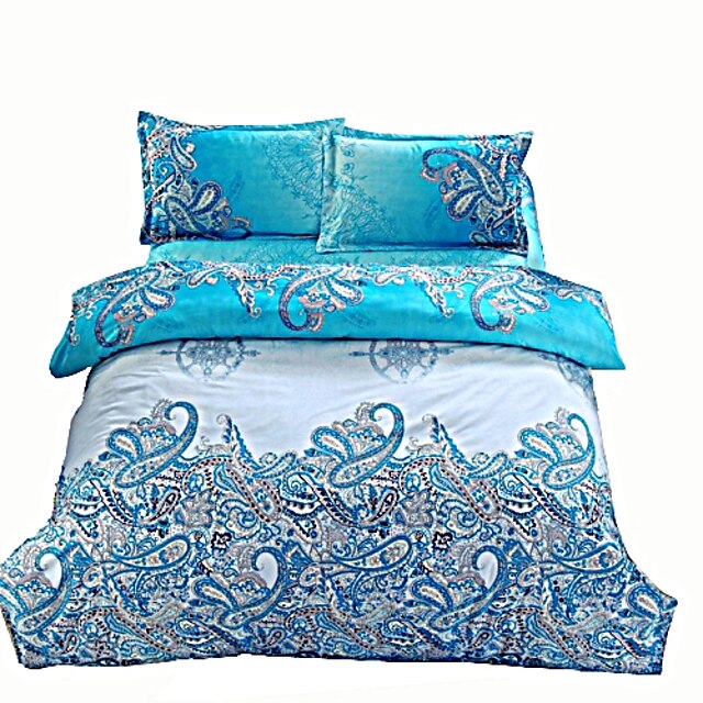  3D(random pattern) Polyester 4 Piece Duvet Cover Sets