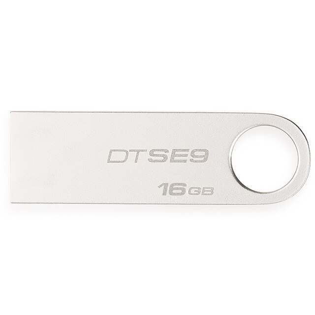  Kingston 16 GB Pamięć flash USB dysk USB USB 2.0 Metal Bez czepka / Niewielki rozmiar DTSE9H