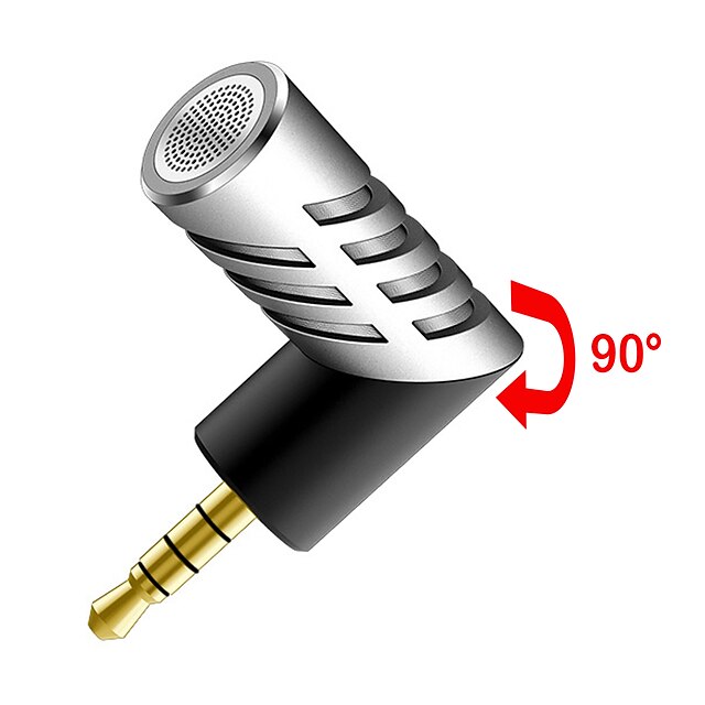 NO Alámbrico Micrófono de Karaoke 3.5mm Plata