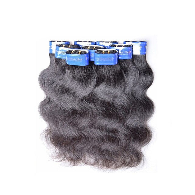  40pcs 2 kg lot Vente en gros cheveux vierges ondes de corps 100% des extensions 5a bon marché de cheveux humains brésiliens color1b