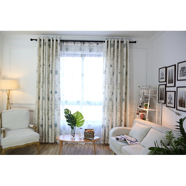  Custom Made Eco-friendly Curtains Drapes Two Panels / Bedroom