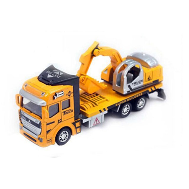  AIQILE Metalic Plastic Excavator Toy Truck Construction Vehicle Toy Car Creative Novelty Car Boys' Girls' Kid's Car Toys