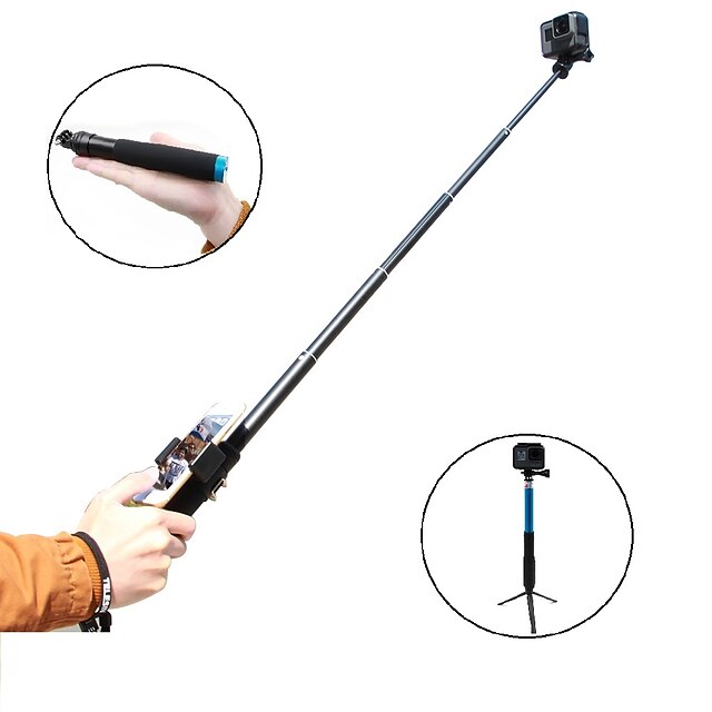  Monopod Multi-function / Adjustable / Convenient For Action Camera All Gopro / Xiaomi Camera / Others Travel / Bike / Cycling Foam / Aluminium Alloy
