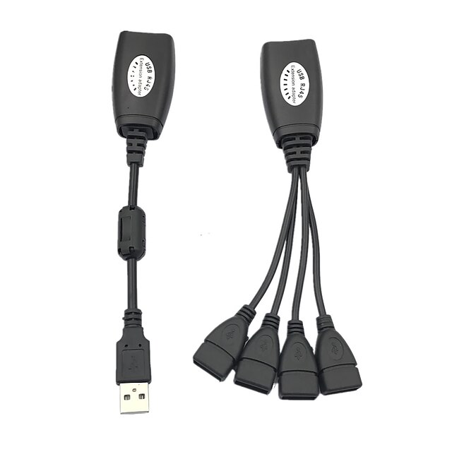  USB 2.0 USB 2.0 to USB 2.0 / RJ45 0,15m (0.5ft) 480 Mbps