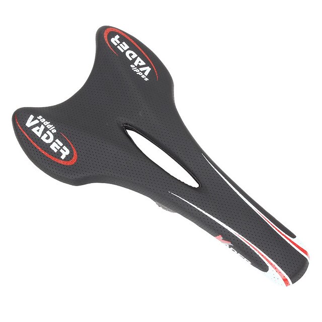  Selle de Vélo Antidérapant Durable PU Cyclisme Vélo tout terrain / VTT Noir Blanche