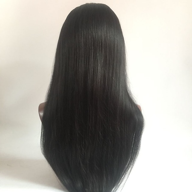 Beauty & Hair Wigs & Hair Pieces | Human Hair Glueless Full Lace Full Lace Wig Brazilian Hair Straight Wig 130% Density 8-26 inc