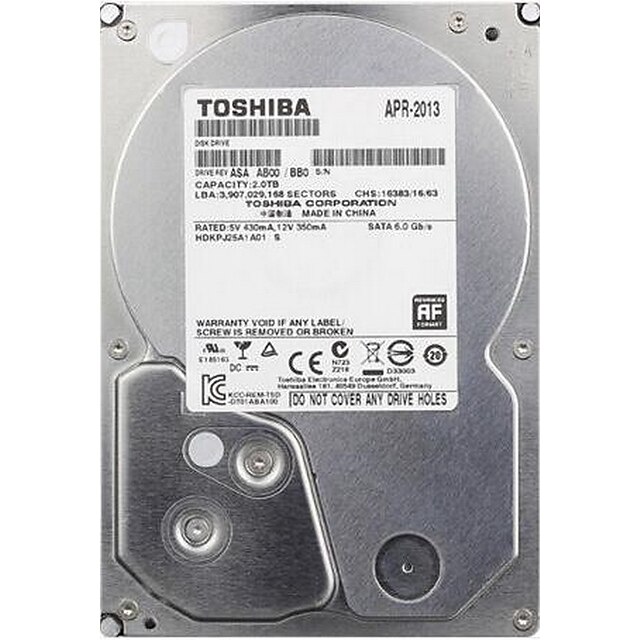  Toshiba DVR Hard Disk Drive 1TB DT01ABA100V