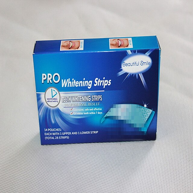  14 Pieces Home use Teeth Whitening Strips Mint Flavor for Teeth Whitening