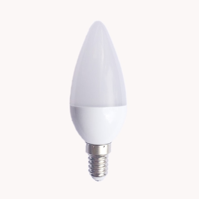  1kpl 9 W LED-kynttilälamput 550-600 lm E14 12 LED-helmet SMD 2835 Joulun hääkoristelu Lämmin valkoinen Kylmä valkoinen 220-240 V 110-130 V / 1 kpl / RoHs