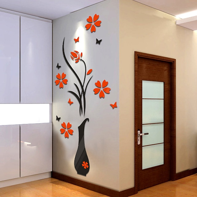  Botanical Wall Stickers 3D Wall Stickers Decorative Wall Stickers,Vinyl Home Decoration Wall Decal Wall