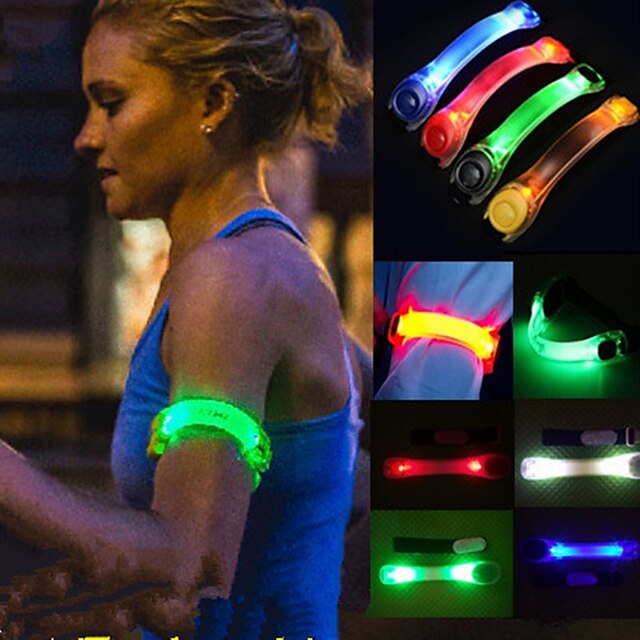  1pcs kreativen Sportfest zu blinken Parteien LED-Licht leuchten Armbinde Gürtel multi Farbe zufällige Farbe