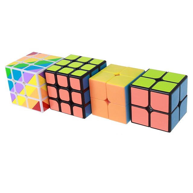  Conjunto de cubo de velocidade Cubo mágico Cubo QI YONG JUN 2*2*2 3*3*3 Cubos mágicos Cubo Mágico Clássico Crianças Adulto Brinquedos Para Meninas Dom