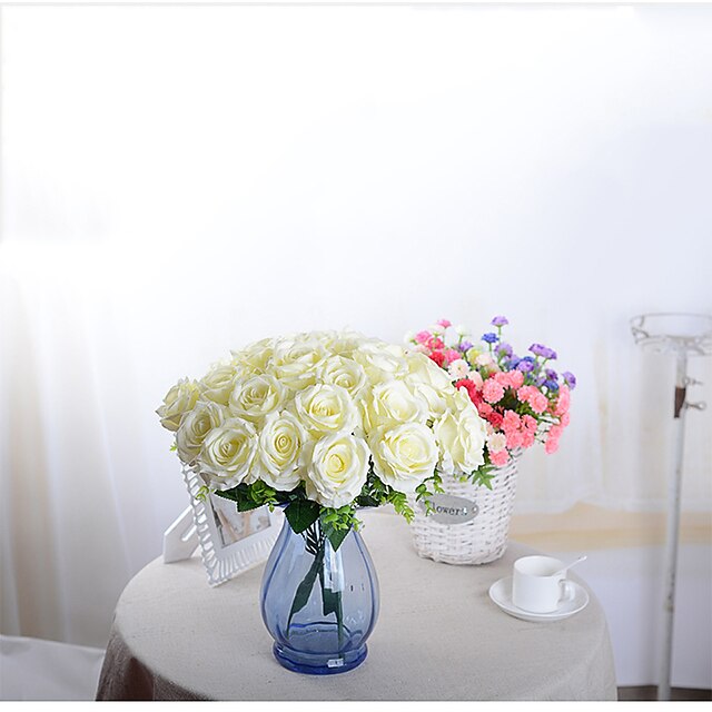 Polyester Style Simple Bouquet Fleur de Table Bouquet 1