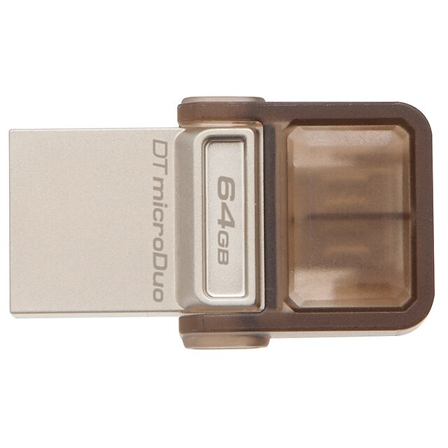  Kingston DTDUO 64GB USB 2.0 Flash Drive OTG Micro USB Mini Ultra-Compact