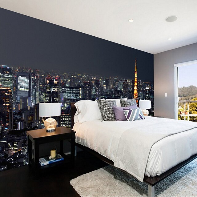 Mural Canvas Wall Covering Adhesive required Art Deco / 3D 2023 US