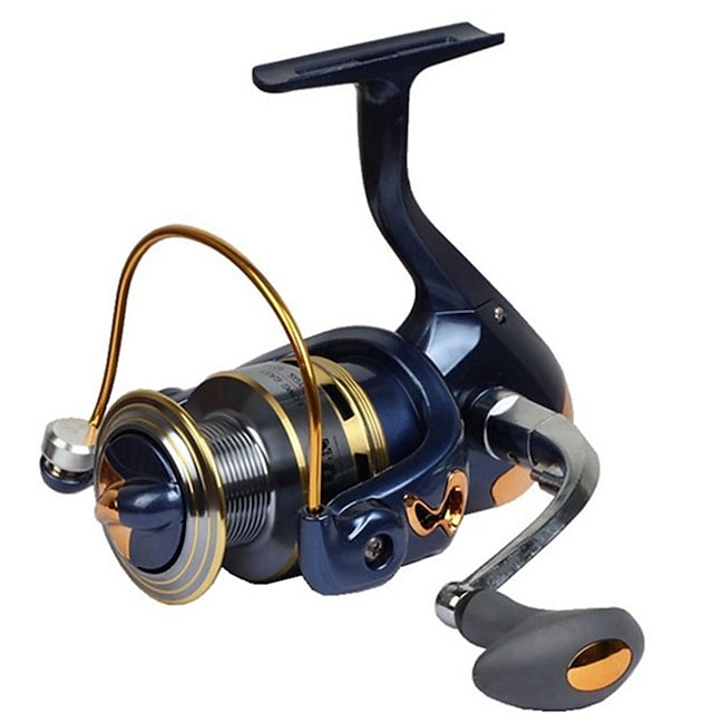  Fishing Reel Spinning Reel 2.6:1 Gear Ratio+13 Ball Bearings Hand Orientation Exchangable General Fishing - SF6000