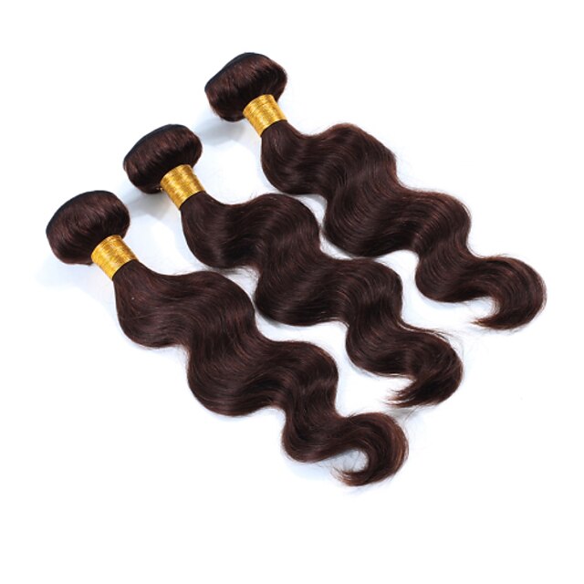  Cheveux Brésiliens Ondulation naturelle Tissages de cheveux humains 3 Pièces 0.3