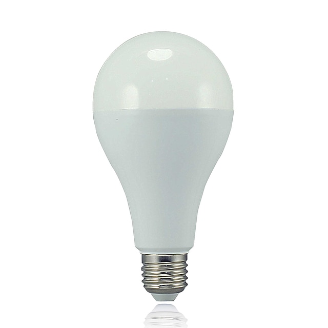  ADDVIVA LED-globepærer 1700 lm E26 / E27 A80 24 LED perler SMD 2835 Kjølig hvit / 1 stk.