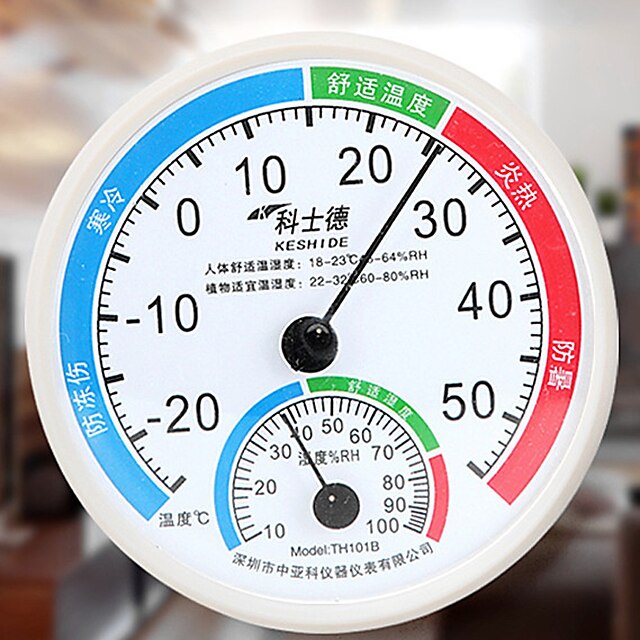  tilfældig farve ming husholdningernes høje indendørs temperatur og luftfugtighed måler en mini temperatur hygrometer præcision