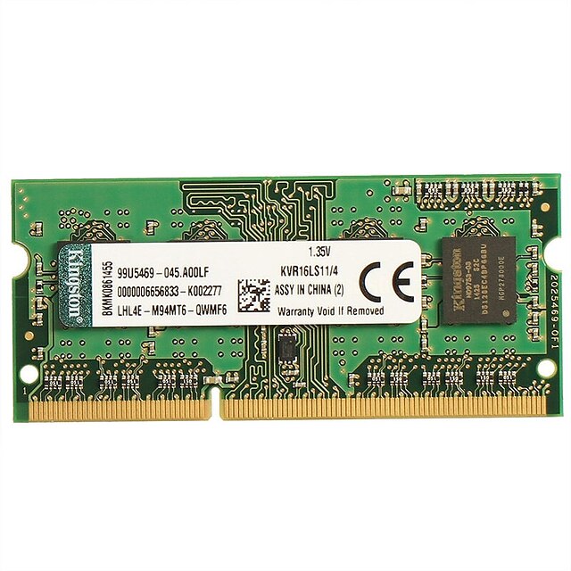 Kingston RAM 4GB DDR3 1600MHz Notebook / Laptop-Speicher