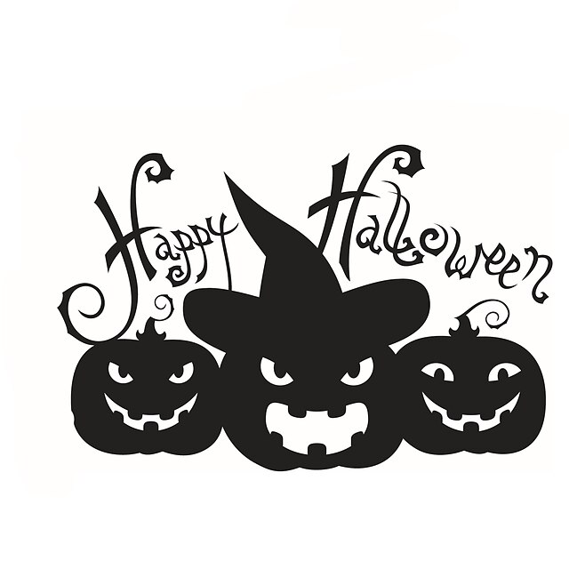  Window Stickers Window Decals Style Halloween PVC Window stickers