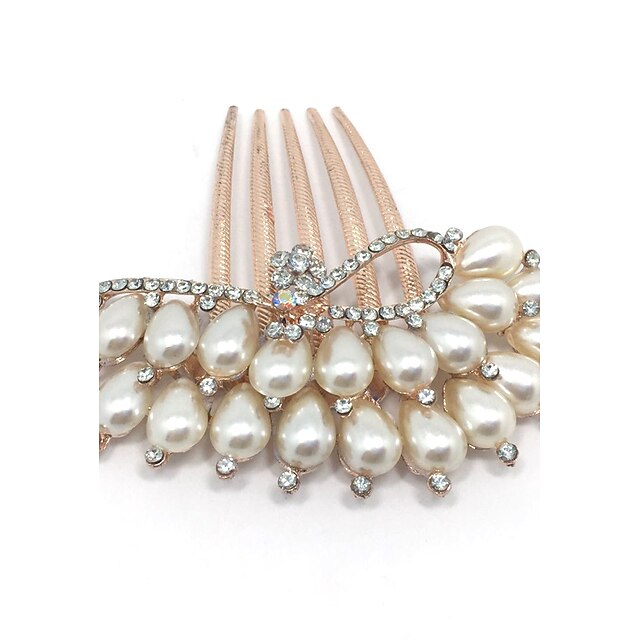 nachgemachtes Perlenhaar kämmt Haarwerkzeugkopfstück klassischen weiblichen Stil