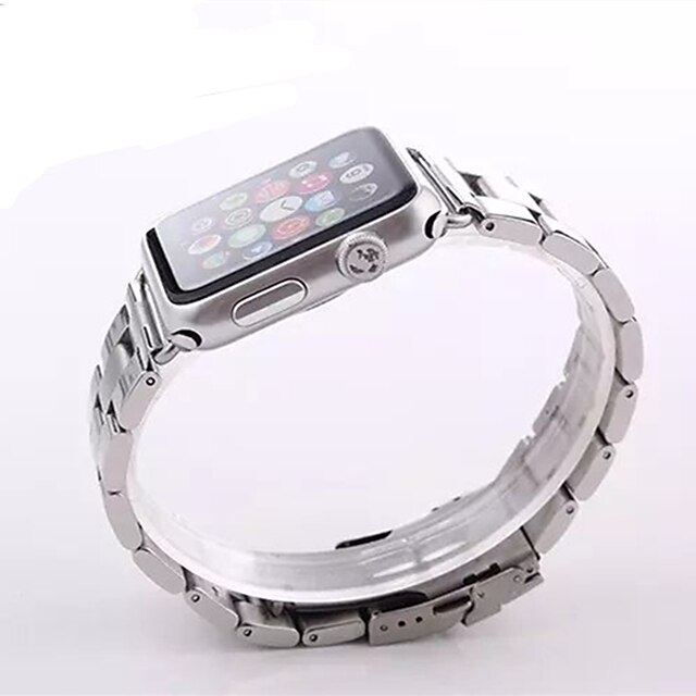  Klokkerem til Apple Watch Series 3 / 2 / 1 Apple Sommerfugle Spenne Rustfritt stål Håndleddsrem