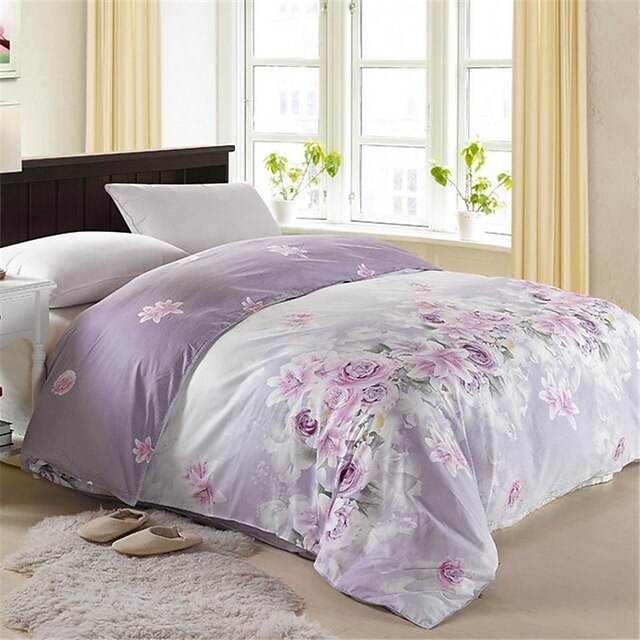  Duvet Cover Floral 1 Piece Cotton Reactive Print Cotton 1pc Duvet Cover