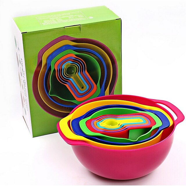  El plastico Cocina creativa Gadget Canasta de frutas Para utensilios de cocina 10pcs
