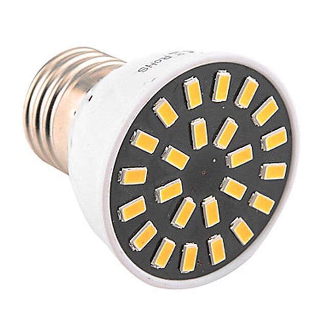  1pc 4 W 400-500 lm E26 / E27 LED-spotpærer MR16 24 LED perler SMD 5733 Dekorativ Varm hvit Kjølig hvit 220-240 V 110-130 V / 1 stk. / RoHs