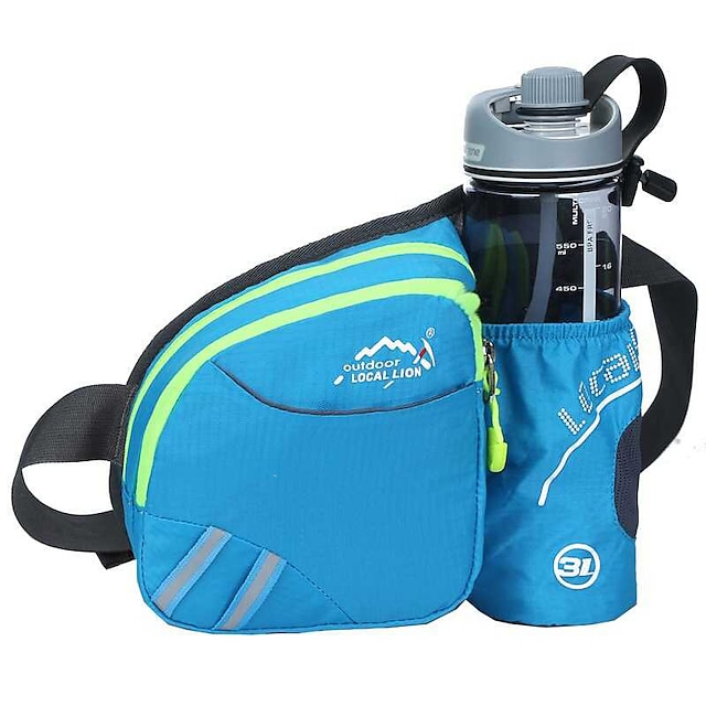  Bolsa de cinto Bolsa Transversal Running Pack 20L para Fitness Maratona Acampar e Caminhar Alpinismo Bolsas para Esporte Multifuncional Prova-de-Água Á Prova-de-Chuva Terylene Bolsa de Corrida