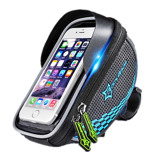  ROCKBROS Fahrradlenkertasche Touchscreen Wasserdicht Atmungsaktiv Fahrradtasche Nylon Tasche für das Rad Fahrradtasche Samsung Galaxy S6 / iPhone 5c / iPhone 4/4S Camping & Wandern Reiten