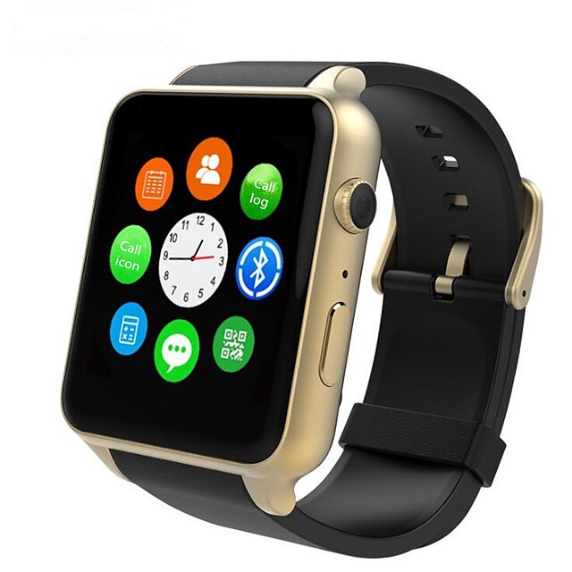  Smartur iOS / Android Touch-skærm / GPS / Pulsmåler Tyngdekraftssensor / Lyssensor / Afstandssensor ægte læder / Rustfrit Stål Guld / Sølv / Sport / Lang Standby / Handsfree opkald / Bluetooth 4.0