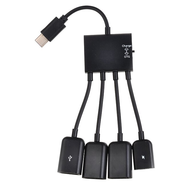  USB 3.1 de type C USB 3.1 de type C to USB 2.0 0,18M (0.6Ft) 480 Mbps
