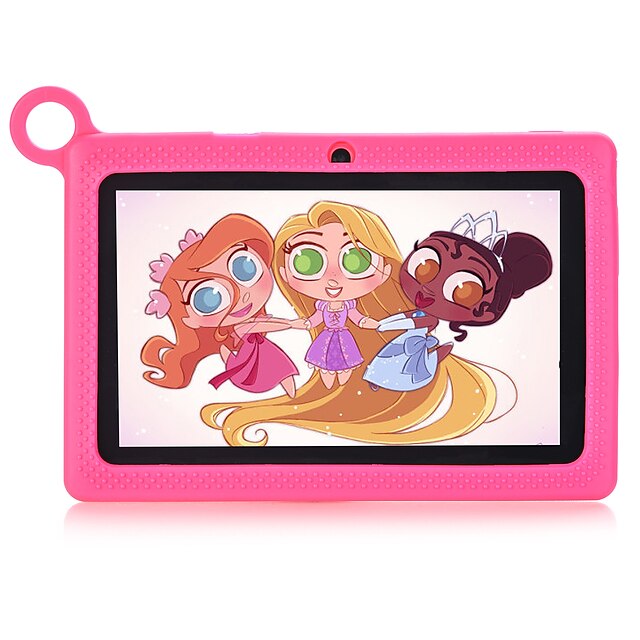  7 pouce enfants Tablet (Android 4.4 1280 x 800 Quad Core 512MB+8GB) / 32 / Mini USB / Lecteur de Carte TF / Prise pour Ecouteurs 3.5mm / IPS
